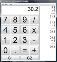 FRS Talking Calculator screenshot